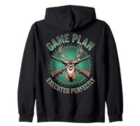 Plan de Juego ejecutado Perfectamente Deer Hunter Buck Rifle Sudadera con Capucha