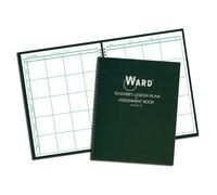 Plan de lecciones del Distrito 18, cuaderno de espiral, 8 clases por d?a, 11 x 8-1/2, 100 p?ginas, verde, HUB18