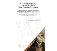 Plan de réforme de la Société des Francs-Maçons