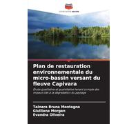 Plan de restauration environnementale du micro-bassin versant du fleuve Capivara: Étude qualitative et quantitative tenant compte des impacts liés à la dégradation du paysage
