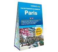Plan des transports en commun de Paris (carte format poche laminée - plan de ville) (Carte Poche laminée Comfort! Map)