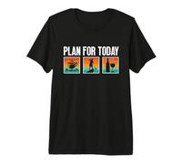 Plan For Today Paddler Deportes acuáticos Stand Up Paddle Boarding Camiseta Premium