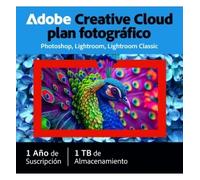 Plan Fotográfico de Adobe | 1 usuario | 2 instalaciones | Windows y Mac