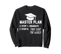 Plan Maestro Paso 1 Graduado Paso 2 Dominar el Mundo Sudadera