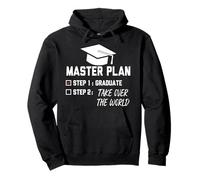 Plan Maestro Paso 1 Graduado Paso 2 Dominar el Mundo Sudadera con Capucha