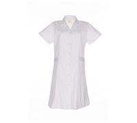 Planam 1687052 - Capa de las señoras "bw" 1/4 tamaño del brazo 52, de color blanco puro