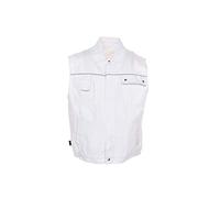 Planam 2162052 - Chaleco de tela 320, talla l, color blanco puro