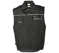 Planam 2164064 - Chaleco de tela 320, tamaño xxxl, negro