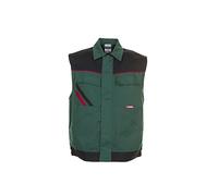 Planam 2365044 - Chaleco highline, el tamaño s, verde/negro/rojo