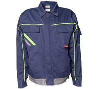 Planam 2413118 - Chaqueta bund v1 visline, tamaño 118, azul marino/amarillo/zinc