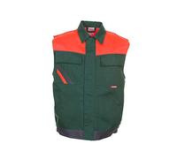 Planam 2462040 Visline chaleco talla XS verde/naranja/pizarra