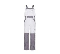 Planam 2523106 Plaline peto de trabajo talla 106 en color blanco/zinc