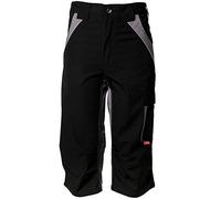 Planam 2550056 - Pantalones 3/4 (talla XL), color negro y zinc