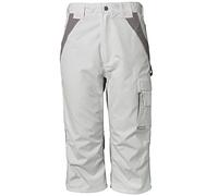 Planam 2553064 tamaño 3 X -LARGE "Plaline" 3/4 Pantalones - Pure Color Blanco/zinc