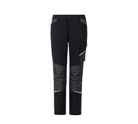 Planam 3071038 Outdoor Vario - Pantalón para Mujer, Color Negro y Gris, Talla 38