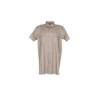 Planam 412043 - Camisa sarga 1/4 tamaño del brazo 43/44, xl, de color caqui