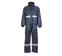 Planam 5134056 Mono para frigorífico/congelador, color azul marino, forro interior azul aciano, talla XL