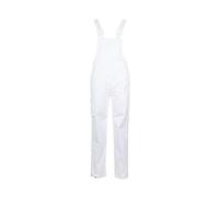 Planam 5341054 - Señoras dungarees alimentos, tamaño 54, de color blanco puro