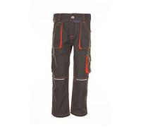 Planam 6112122 - Pantalones bund junior, de tamaño 122/128, de oliva/naranja/multicolor