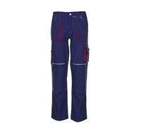 Planam Basalt Bundhose Pantalones de Trabajo Basalt, Talla 42, Color Antracita/Rojo Hombre (Pack de 1)