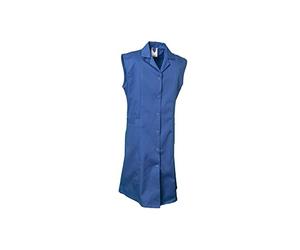 Planam BW 0/0 - Bata de limpieza para mujer, color azul kornblau Talla:52