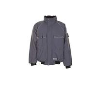 'Planam Canvas 320 - Cazadora de invierno "tamaño 4 x l, Gris/Negro, 2181068