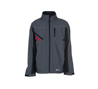 'Planam Chaqueta de Softshell "Highline, 1 pieza, XL, schiefergrau/schwarz