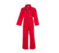 Planam KIDS - Mono de trabajo para niños rojo Talla:110/116