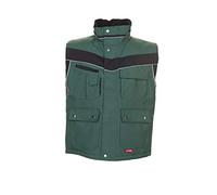 Planam Plaline 2585 - Chaleco de invierno para hombre, talla XS, color verde y negro