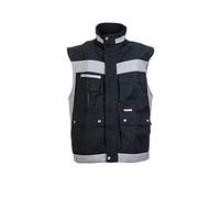 Planam Plaline - Chaleco de trabajo, color negro y cobrizo negro Schwarz/Zink Talla:xxx-large