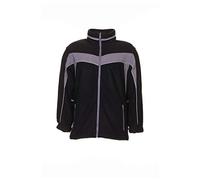 Planam Plaline - Chaqueta de Forro Polar Chaqueta de forro polar Plaline, talla L, en negro/zinc Hombre (Pack de 1)