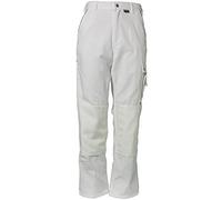Planam Talla 58 Hombre Canvas 320 Pantalones de Trabajo Blanco Puro Modelo 2122