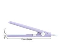 Plancha 2 en 1 Apta para Planchas para Cabello Rizado y Liso (Enchufe de la UE)