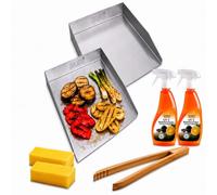 Plancha 2 x 30 x 20 cm, borde reversible, compatible con Outdoorchef 570 C