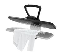Plancha a vapor, plancha de vapor, 2200 W, plancha de vapor, 1000 ml, plancha de vapor con pantalla táctil y botella rociadora, rango de temperatura 90-200 °C, tiempo de calentamiento 3 minutos (negro