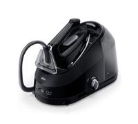 Braun CareStyle 5 IS5249BK, Plancha de Vapor con Tecnología FreeGlide 3D, 150 g/min de Vapor, Calentamiento Rápido, iCareMode, Planchado Vertical, Anti Goteo, Tanque Agua Desmontable 2L, 2400W, Negro