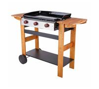 Plancha de asar a gas san sebastian 3 quemadores 8kw