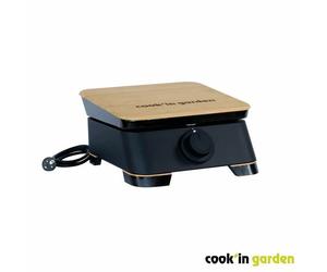 Plancha de Cocina Cook'in Garden DUNE 40 Negro