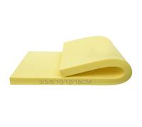 Plancha de espuma D35kg/m3,Tamaño/Forma Personalizados,Plancha de Espuma Poliuretano para Tapizar para Relleno Cojines,Sofás,Colchón,Sillas,Manualidades,Varios Espesores (Espesor 12cm-50x50cm)