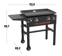 Plancha de gas blackstone de 2 quemadores y 1 kw de potencia recomendado para más de 10 personas