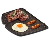 Plancha de hierro fundido 6559 para barbacoa Weber Q200, Q220, Q240, Q260, Q2000, Q2200, Q2400 Series, 38,9 x 27,5 cm, accesorios de placa de parrilla, sartén para barbacoas de gas Weber, piezas de