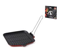 Plancha De Hierro Fundido Inoxidable Modelo Dietella Con Fondo De Esmalte De Cm
