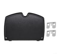 Plancha de hierro fundido para Weber Q1000 Q1200 Q1400 Q120 Q140 Series, placa de parrilla de barbacoa pieza de repuesto 6558, bandeja de horno negra de 12.6 x 8.6 pulgadas para cocinar al aire libre