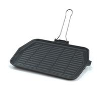 Plancha De Hierro Fundido Rectangular 28x36 Cm Ilsa | Parrilla Grill