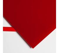 Plancha de metacrilato granate DINA4, 3 mm grosor, placa rígida de acrílico PMMA para manualidades, rotulación, decoración y construcción.