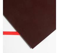 Plancha de metacrilato opaco marrón chocolate DINA5, 3 mm grosor, placa rígida de acrílico PMMA para manualidades, rotulación, decoración y construcción.