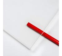 Plancha de metacrilato transparente DINA4-6mm grosor - Rígido y ligero - Resistente al impacto y UV - Fácil de cortar y limpiar - Ideal para bricolaje y decoración