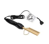 Plancha de peine eléctrica, plancha de peine profesional Varita para rizar el cabello Plancha para peinar Plancha eléctrica caliente Aleación de titanio Rizador de pelo Peine