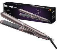 Beurer HS 15 Plancha de pelo, con revestimiento cerámico para pelo suave, calentamiento rápido y apagado automático de seguridad después de 30 minutos