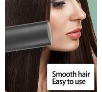 Plancha de Pelo Eléctrica, Cepillo Alisador Ligero para Barba para Pelo